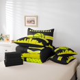thumbnail image 4 of YST , Basketball, Ensemble de Douillette, Sports, 7 Pcs, Jaune Noir, Format Double, 4 of 4
