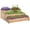 Natural, variant on Outsunny 3-Tier Raised Garden Bed Wooden Planter Kit for Yard & Patio Natural