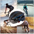 thumbnail image 4 of Wweixi Outdoor Safety Head Cap Motorcycle Cycling Plastic Hard Hat Mountain Sunshield blue black, 4 of 6