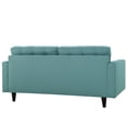 thumbnail image 4 of Modway Empress Modern Upholstered Fabric Loveseat in Laguna Blue, 4 of 5