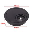 thumbnail image 1 of 80mm Cable Hole Cover Desk Wire Hole Cover Base Computer Grommet Table Cable Outlet Port Surface Line Box Tidy Wire Cover, 1 of 7