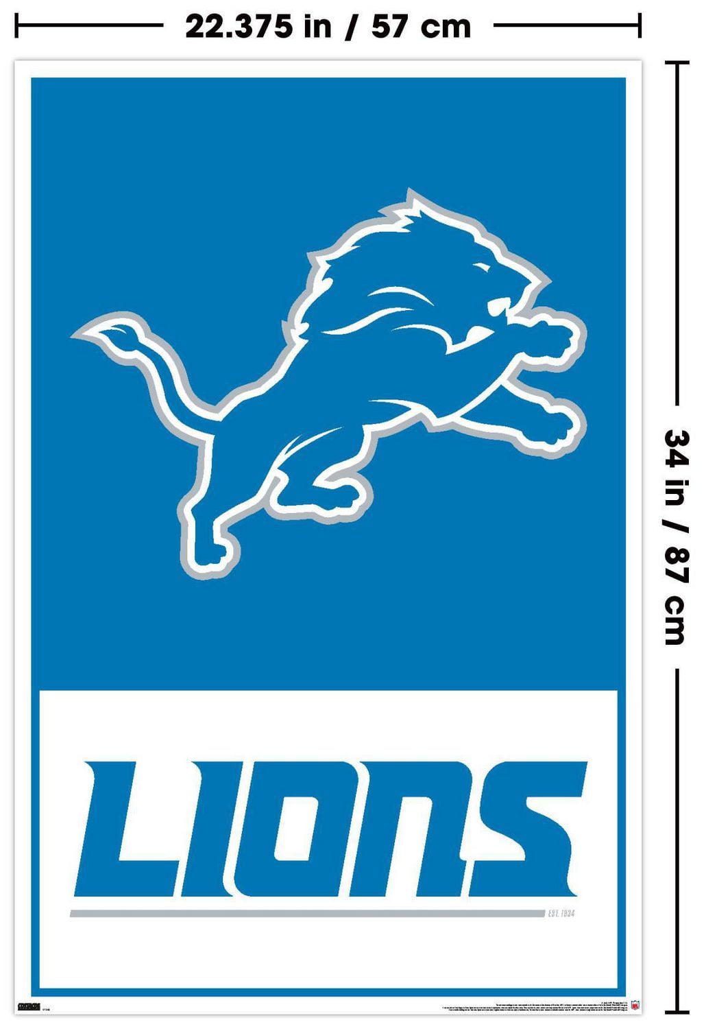Logo 21 des Lions de Détroit de la NFL