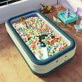 thumbnail image 4 of Inflatable Swimming Pool, Premium Thickened PVC Family Blow Up Pool for Kids Adults, with Repair Patch, Foldable Design for Backyard Outdoor Garden Water Play, 4 of 7