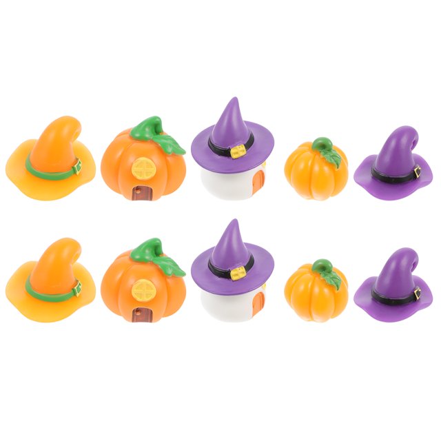 10pcs Halloween Resin Micro Landscape Ornaments Halloween Party Decorations