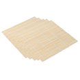 thumbnail image 3 of WASHWEPE 5Pcs Bamboo Sushi Making Curtain Sushi Rolling Mat Set Beige Household Kitchen Tool, 3 of 6