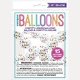 thumbnail image 1 of Rainbow Confetti Linking Balloon Garland Kit, 15pc, 1 of 2