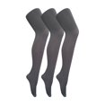 thumbnail image 1 of 3 Pair Multipack Womens Coloured Opaque 80 Denier Tights | Sock Snob | Plain Block Colour Tights, 1 of 2