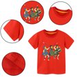 thumbnail image 2 of Qudderr T-Shirt à Imprimé de Dessins Animés pour Garçons 2-8T en Coton à Manches Courtes T-Shirts pour Tout-Petits Enfants Été Col Rond Hauts, 2 of 9