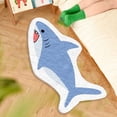 thumbnail image 4 of Yhmxh Bathroom Rugs Sharks Decoration Rug Cushion Rugs Pet Rugs Bath Rug Room Carpet Super Absorbent Quick Dry Decor Living Room Rug Bath Mat for Home and Kitchen Bathroom, 4 of 7