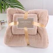 Tyidzon 2Pc Bath Towel Set Soft Absorbent Towels for Bathroom 13.7X29.5 Inch, Bath Towel 27.5x55 Inch Lightweight Quick Drying Bathroom Towels Set for Gym, Hotel, Beach and SPA