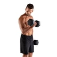 thumbnail image 2 of Weider Haltère Hexagonal en Caoutchouc 35 lb Poignée Moletée Simple Gym à Domicile, 2 of 5