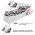 thumbnail image 2 of Handheld Sewing Machine Portable Mini Sewing Machine Diy Fabric Clothes Sewing Machine, 2 of 8