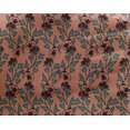thumbnail image 4 of oneOone Georgette Viscose Fabric Leaves & Floral Block Print Fabric BTY 42 Inch Wide, 4 of 4