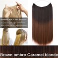thumbnail image 2 of Fil Invisible dans les Extensions de Cheveux Cheveux Synthétiques Cheveux, 2 of 5