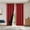 Red, variant on Qonioi Blackout Curtains, Polyester Pongee Laminated Light Blocking Thermal Insulated Curtains, Grommet Top Sun Protection Soundproof Bedroom Living Room Window Drapes