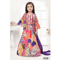 thumbnail image 2 of DWEEP SARA Lehenga Ethnique Multicolore Vif Imprimé Brodé pour Filles, 3-4 Ans(22), 2 of 2