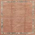 thumbnail image 1 of Ahgly Company Tapis d'Intérieur Carrés Abstraits Orange Tapis de Zone Abstraits, 3 Pieds Carré, 1 of 6