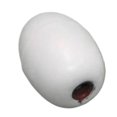 thumbnail image 1 of S SERENABLE Kayak Anchor Float Buoy Olive Shaped Portable Rope Ball for Marine Pool Dock White, 1 of 9