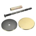 thumbnail image 4 of Unique Bargains Door Hole Cover Plate, 2 3/16' Deadbolt Cover Plate, Bronze, 4 of 6
