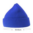thumbnail image 2 of Bangcool Bonnet à Revers Côtelé Classique Couleur Unie pour Hommes Femmes, 2 of 10