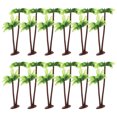 thumbnail image 1 of SHISUYAN 12Pcs Plastic Coconut Tree Miniature Plant Pots Bonsai Craft Micro Landscape DIY Decor, 1 of 8
