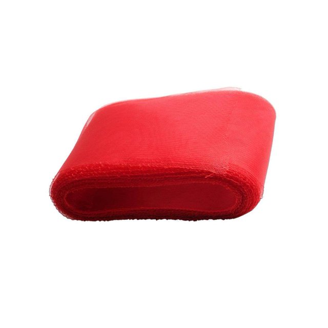 25 Yards 6 Pouces Wide Polyester Horsehair wedding hair accessories wedding Braided Red