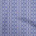 thumbnail image 1 of oneOone Viscose Chiffon Blue Fabric Asian Block Sewing Material Print Fabric by The Yard 42 Inch Wide, 1 of 4