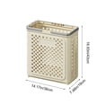 thumbnail image 4 of Feltree Foldable Laundry Hamper Wall Mountable Portable Storage Basket with Handles for Clothes Toys Home Organization Space Saving Foldable Design, 4 of 8