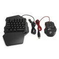 thumbnail image 1 of HXSJ J50 Souris de Jeu à une Main Ensemble Clavier Accessoire Informatique pour Win2000 / Android / OS X, 1 of 14