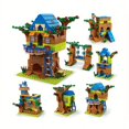 thumbnail image 2 of Assemble Puzzle Blocks, A Village House And A Treehouse, Intellectual Toys, Six-in-one Puzzles, 2 of 4