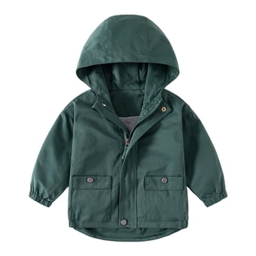 TBWNWG Coupe-Vent pour Garçons, Veste Légère à Capuche avec Fermeture Éclair, Manteau d'Extérieur Décontracté pour l'École pour Enfants de 2 à 13 Ans - Idéal pour un Usage Quotidien, Confortable et Stylé, Taille 2-3 Ans