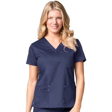 Maevn Womens Blossom 3-Pocket V-Neck