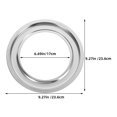 thumbnail image 2 of Raindrops stove burner drip pan Square Drip Pan Silver 1Pack for Home Cooks, 2 of 8