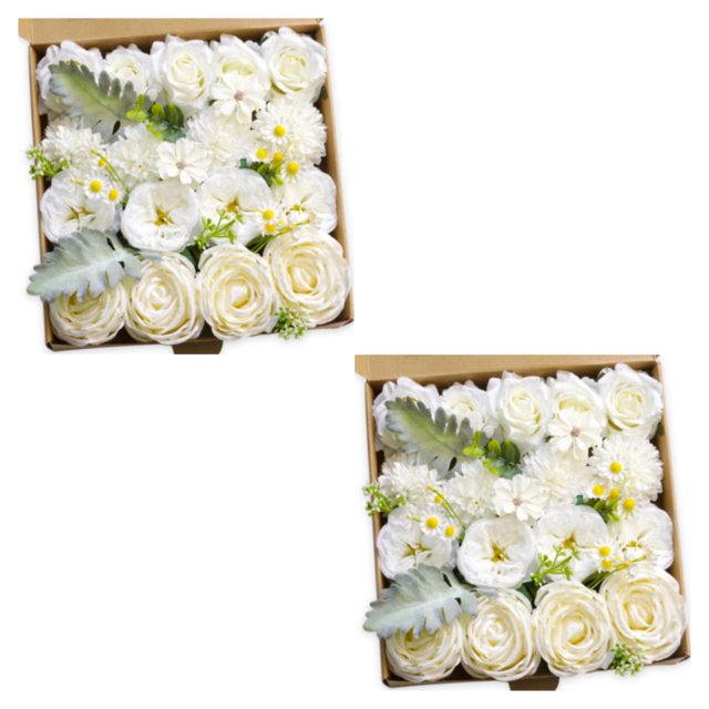 Wweixi Whimsical Blooms Low Maintenance Artificial Flower Collection Realistic 23new style LH016 2Set
