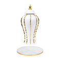 thumbnail image 1 of Porcelain Ginger Jar Ceramic Flower Vase Table Centerpieces Crafts Ornament Home S Gold, 1 of 9