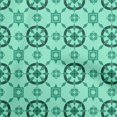 thumbnail image 1 of oneOone Velvet Aquamarine Green Fabric Geometric Craft Projects Decor Fabric Printed By The Yard 58 Inch Wide, 1 of 4