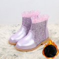 thumbnail image 2 of XIMIN Toddler Riding Boots Girls Princess Rhinestone Sparkly Boots Ponited Toe Mid Calf Ankle High Booties Mid-Calf Dress Up Party Boot, 2 of 8