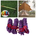 thumbnail image 3 of ziyahi 4Pc 6.65ft Trip Reflective Nylon Cord Tent Guy line Rope for Outdoor Purple, 3 of 8