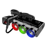 Car Charger Adapter Car Power Adapters A Car Phone with Three Lighters, Usb Charger with Voltage Display, Car Charger, Car Charger Head
