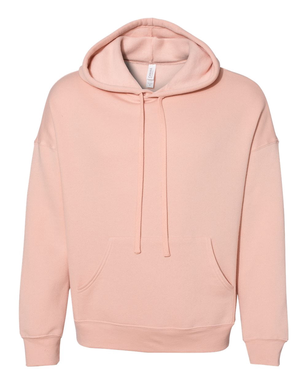 Bella Canvas Mens Sponge Fleece Pullover DTM Hoodie Sweatshirt 3729, M, Peach