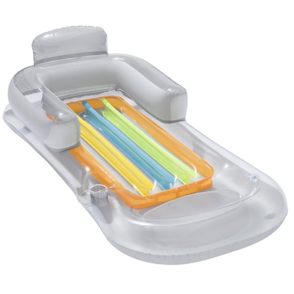 Fauteuil Gonflable Chaise Longue de Piscine pour Adultes Flotteur de Piscine avec Appui-Tête Accoudoir Vert Menthe Chaise Longue d'Eau Extérieure Chaise de Plage de Piscine Bouée pour Se Détendre Accessoires de Piscine d'Été pour Hommes Femmes