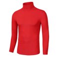 thumbnail image 2 of INSPIRE CHIC Men's Pullover Turtle Neck Long Sleeves Stretchy Slim Fit Tops, 2 of 7