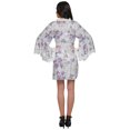 thumbnail image 4 of Moomaya Peignoir en Coton pour Femmes Robe de Chambre Imprimée Courte Peignoir de Douche Nuptiale, 4 of 6