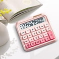 thumbnail image 4 of FHBVT Office Calculator 12-Digit LCD Calculator Flexible Candy Color Keyboard Automatic Power Saving Non-Slip Pad Home Office Financial Calculation Accounting Desk Tool Financial Planning Calculator, 4 of 5
