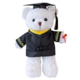 thumbnail image 2 of Aqestyerly Graduation Bear Stuffed Animal Plush Toy Class Of Gift With Cap Graduation Soft Toy Souvenir Gift HWRETIE, 2 of 2