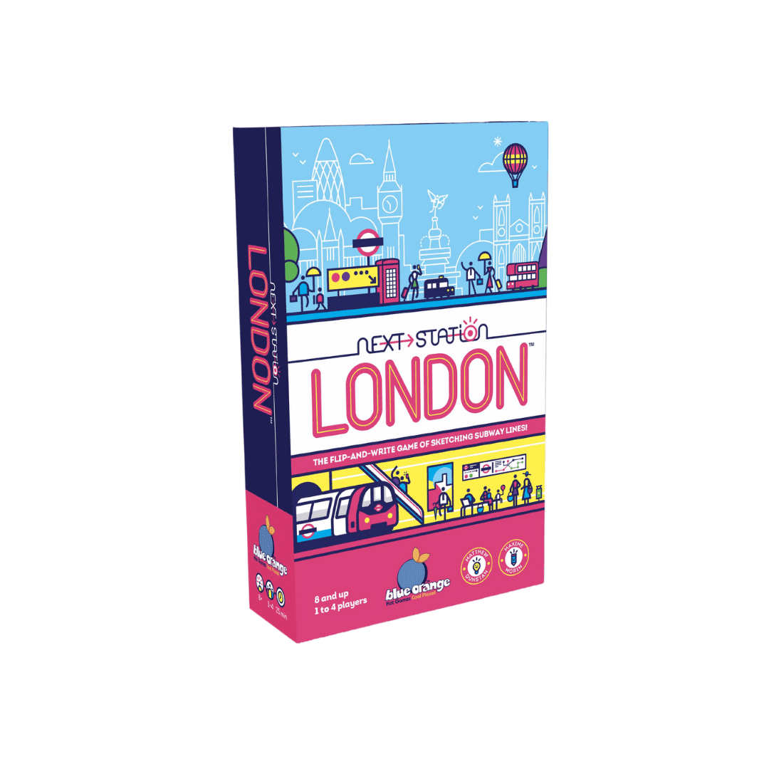 Blue Orange Next Station London Board Game, 1-4 Player, Ages 8 & up