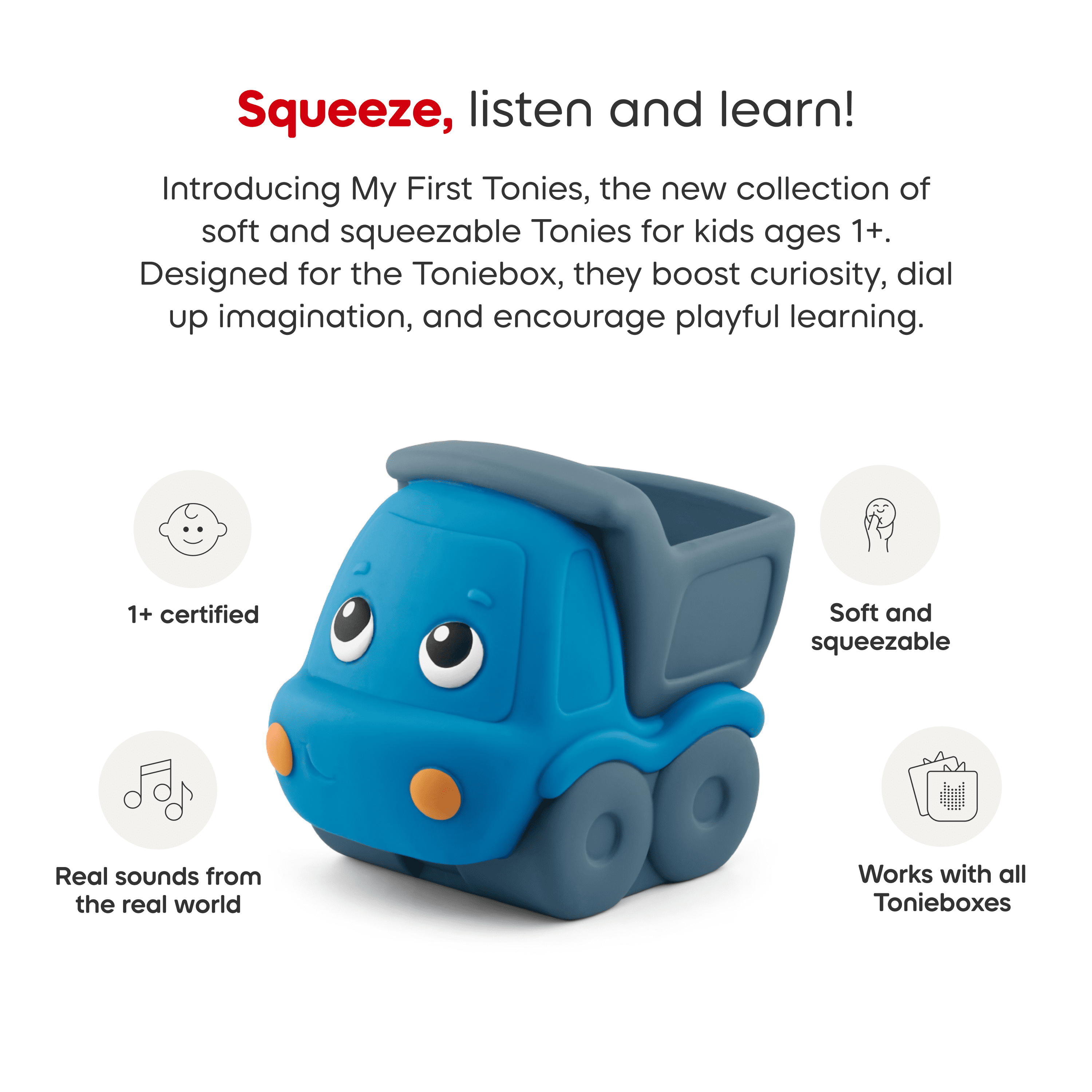 tonies My First Tonies – Construction Set – ensemble de 3 pièces (Anglais)