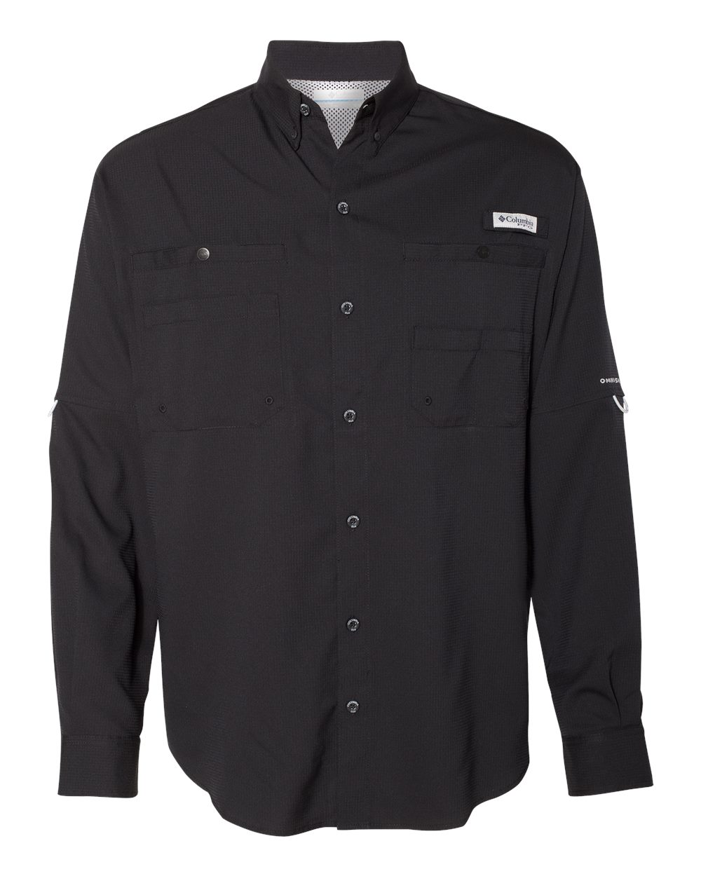 PFG Tamiami II Long Sleeve Shirt, S, Black