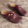 thumbnail image 3 of LSLJS Sandales et Pantoufles d'Été Grande Taille à Talon Compensé Fleur Creuse pour Femmes, Pantoufles pour Femmes, 3 of 3