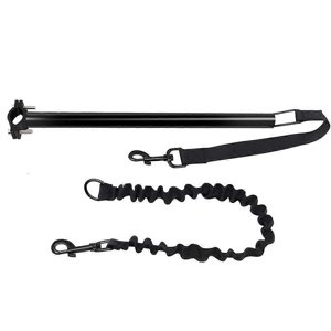 1 Set of Bike Riding Dog Leash Wear-resistant Dog Bike Leash Retractable Bicycle Dog Leash